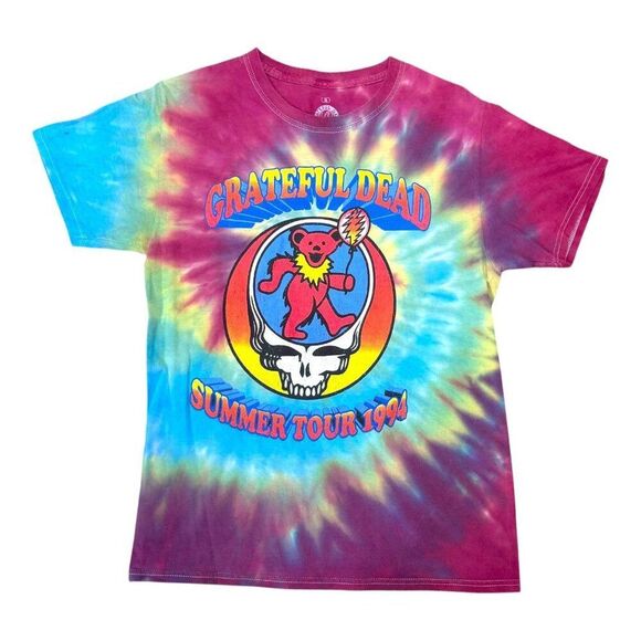Grateful Dead Summer Tour 1994 Tie-Dye T-Shirt Ripple Junction 100% Cotton S - Picture 1 of 5